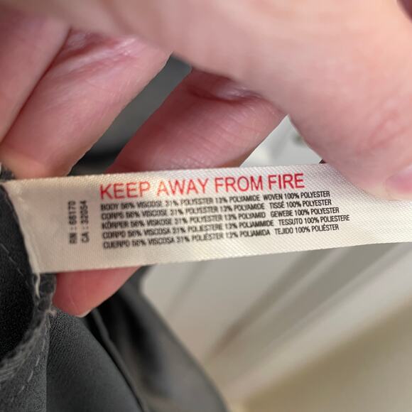 Anthropologie Daily Practice Satin Midi Slip Dress Pewter Gray w/ Pockets S - Picture 5 of 6